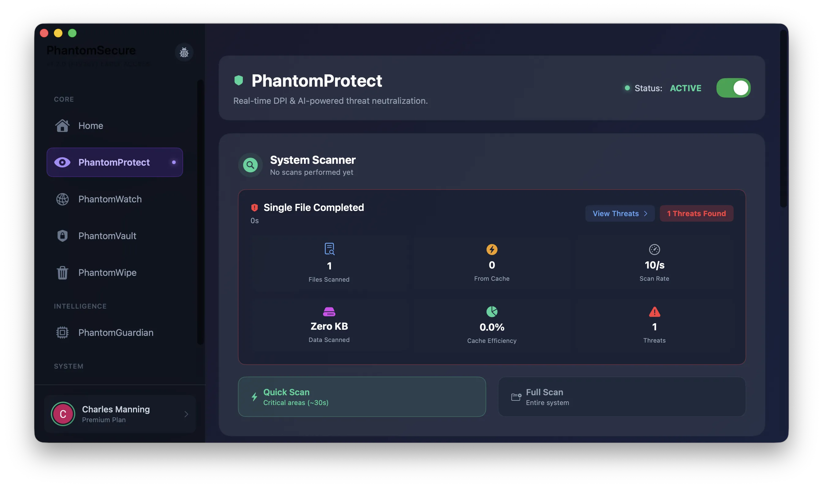 PhantomProtect Intel Blocking