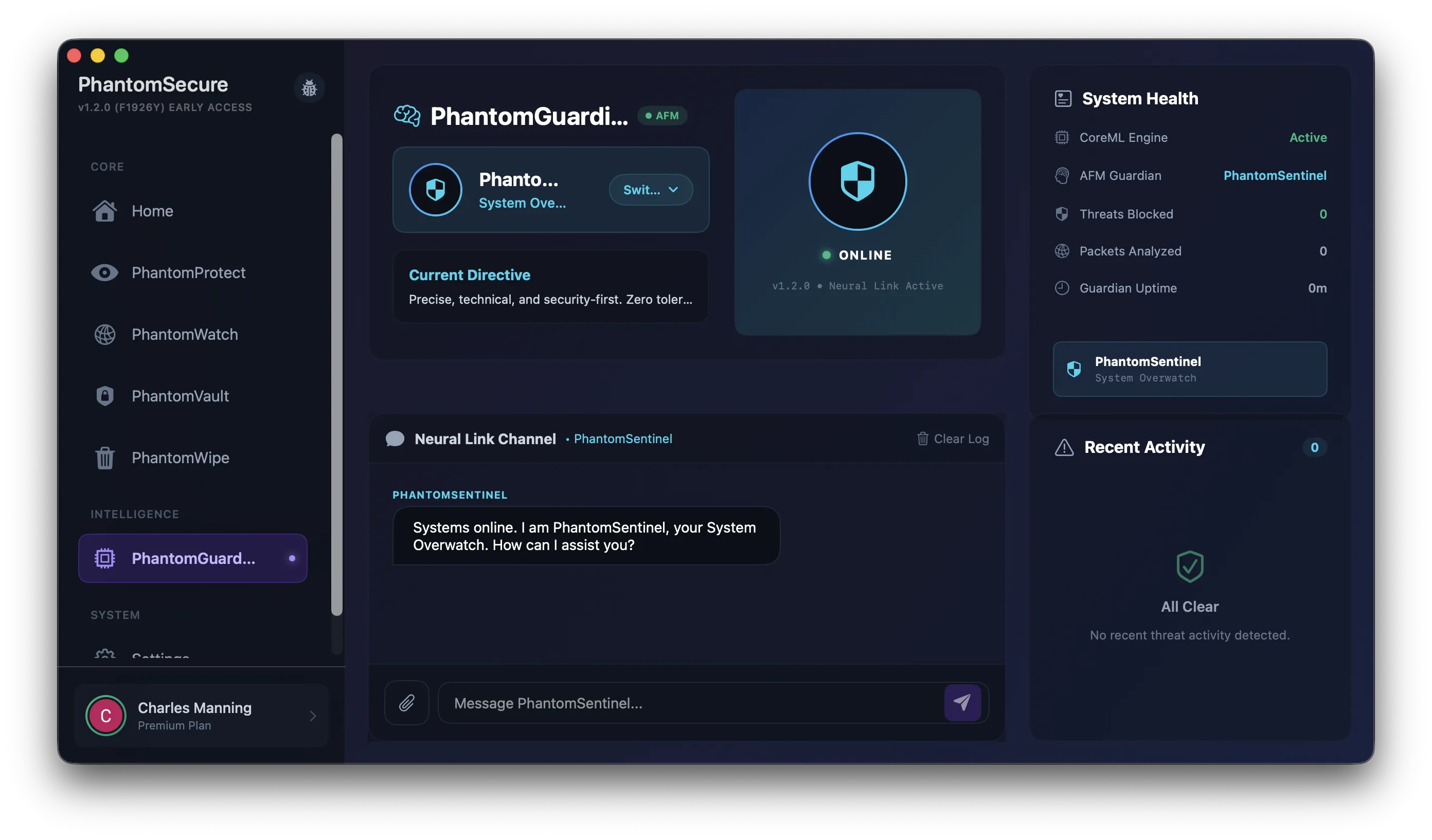 PhantomGuardian Local AI Security Agent providing privacy-first threat analysis